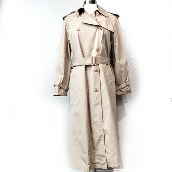 saxton hall Jackets & Blazers - Saxton Hall Double Breasted Trench Coat